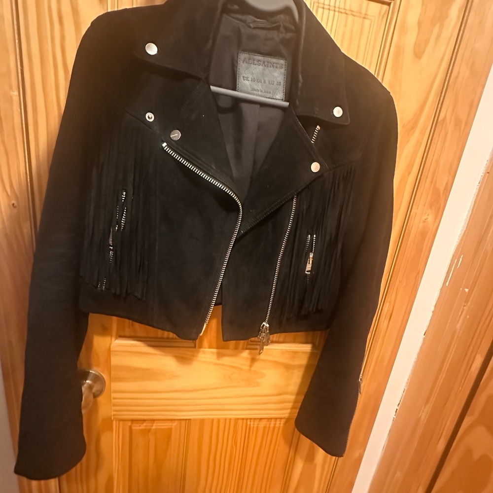 All saints Fringe Jacket